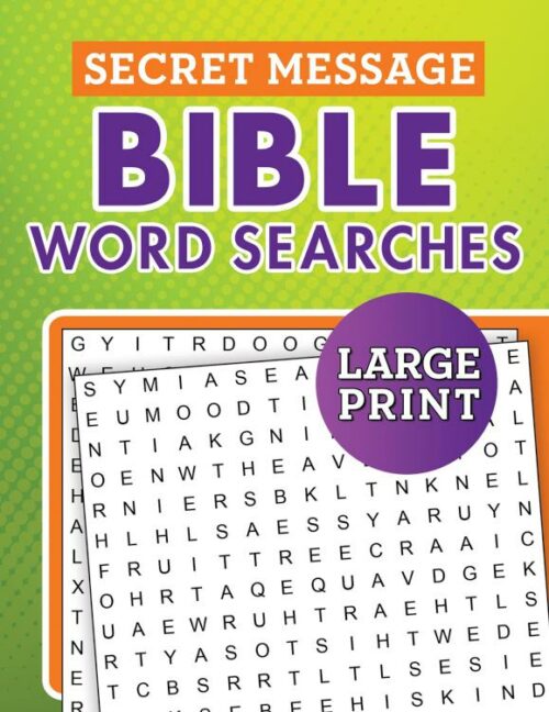 9781643520308 Secret Message Bible Word Searches Large Print (Large Type)