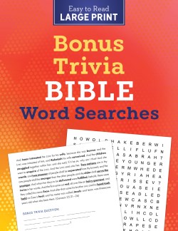 9781636096513 Bonus Trivia Bible Word Searches Easy To Read Large Print