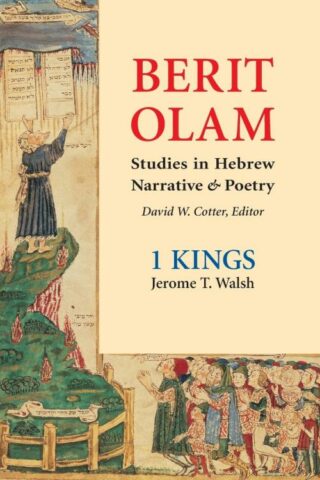 9780814650448 1 Kings : Studies In Hebrew Narrative And Poetry