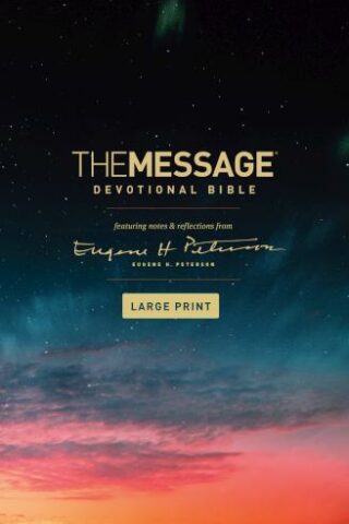 9781641582476 Message Devotional Bible Large Print