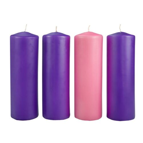 072094116608 Advent Wreath Pillar Candles