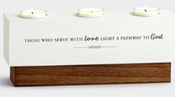 081983688812 Serve With Love Candle Tray