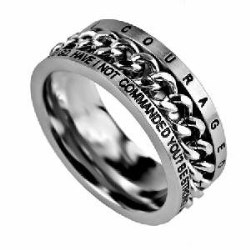 109114411983 Chain Courageous (Size 8 Ring)