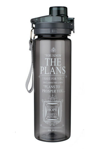 6006937130760 I Know The Plans Water Bottle