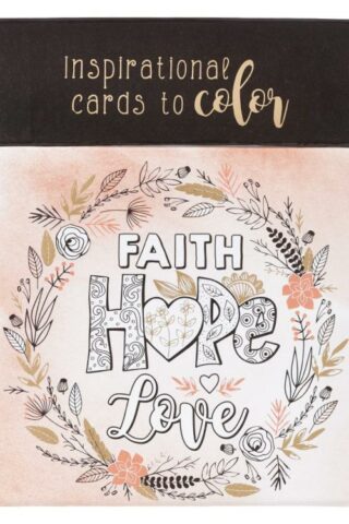 6006937143289 Faith Hope Love Coloring Cards