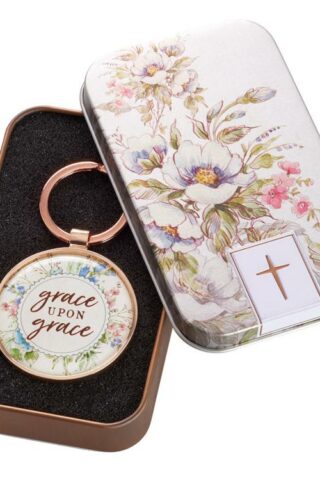 6006937145184 Grace Upon Grace Keyring In Tin