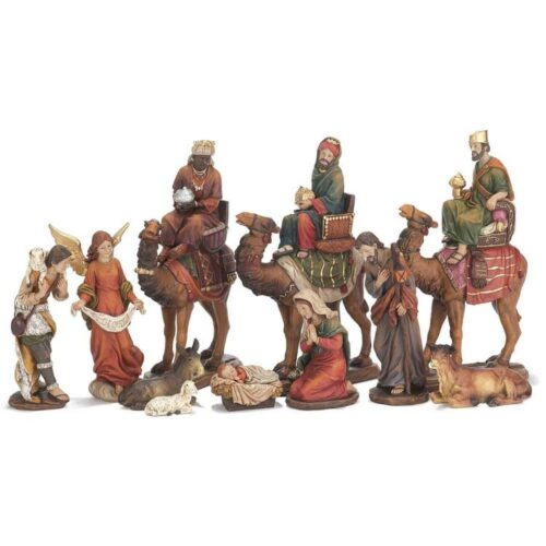 603799208444 Nativity Figures With Wise Men On Camels