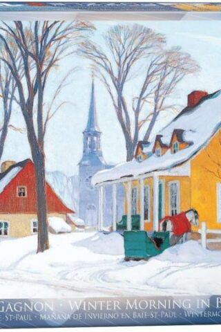 628136671903 Winter Morning In Baie St Paul 1000 Piece (Puzzle)