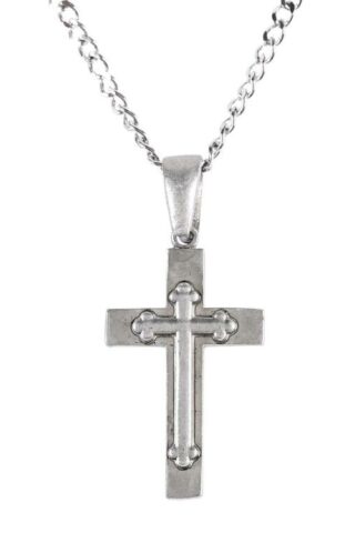 714611098607 Square Cross With Budded Cross