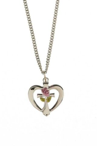 714611177968 Heart Cross With Rose