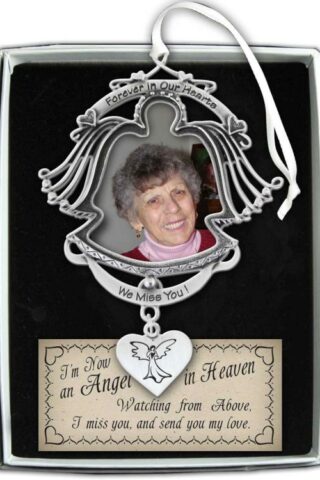 785525258319 Forever In Our Hearts Angel Frame (Ornament)