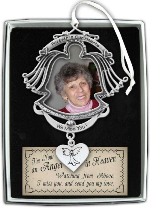 785525258319 Forever In Our Hearts Angel Frame (Ornament)