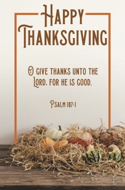 9781087734712 Happy Thanksgiving Bulletin Pack Of 100