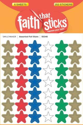 9781414393346 Assorted Foil Stars Stickers