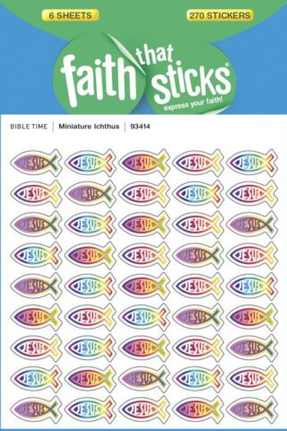 9781414393414 Miniature Ichthus Stickers