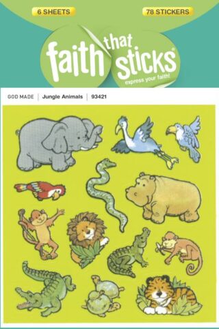 9781414393421 Jungle Animals Stickers
