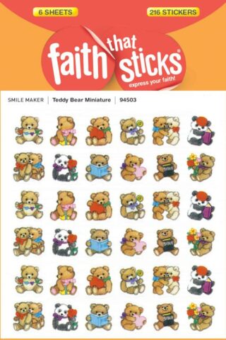 9781414394503 Teddy Bear Miniature Stickers
