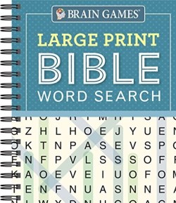 9781640303829 Brain Games Large Print Bible Word Search (Large Type)