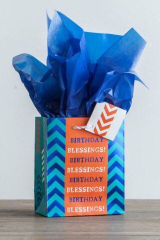 081983582295 Birthday Blessings Specialty Gift Bag