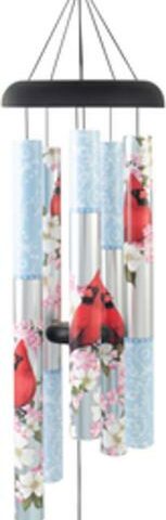 096069642084 In Loving Memory Pattern Picturesque Wind Chime