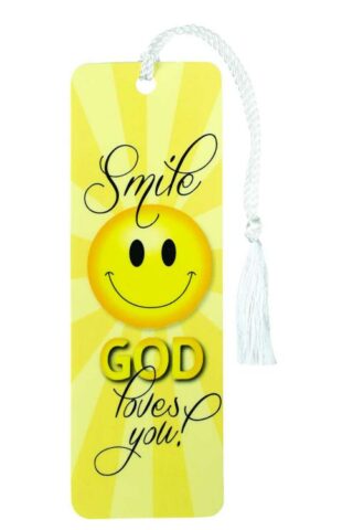 603799389846 Smile God Loves You Tassel Bookmark