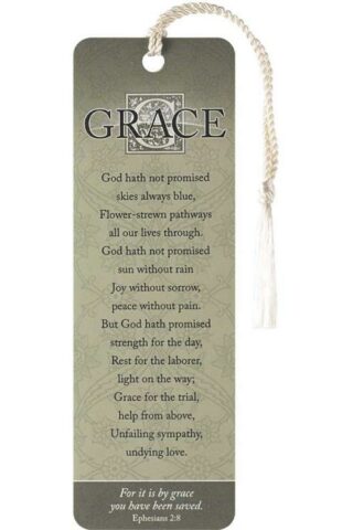 603799404082 Grace Tassel Bookmark