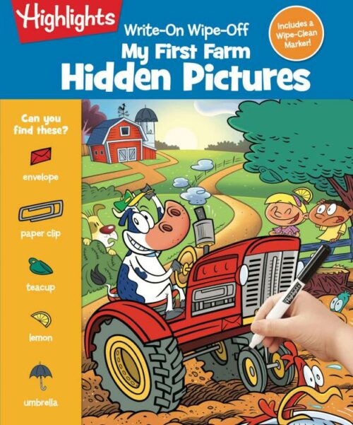 9781644723364 Write On Wipe Off My First Farm Hidden Pictures