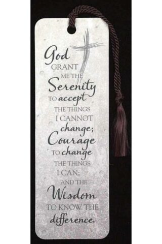 603799255431 Serenity Prayer Tassel Bookmark