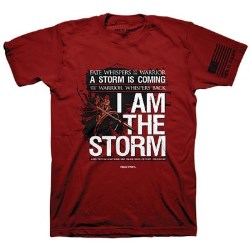 612978489963 Hold Fast I Am The Storm (Medium T-Shirt)