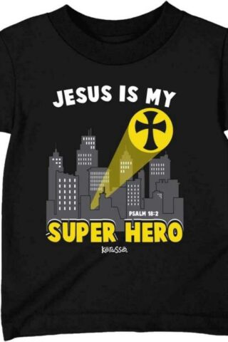 612978595732 Kerusso Kids Jesus Is My Super Hero (Medium T-Shirt)